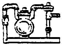 Gas Meter w/Valve - Medium