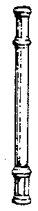 Porch Post -- Tall, Round