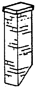 Chimney -- Square, Brick