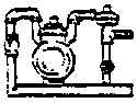 Gas Meter w/Valve-Medium