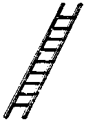 Short steel ladders 4/