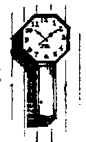 Wall Clock w/Printed Face
