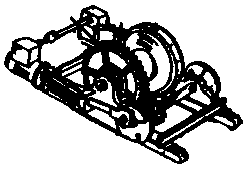 Steam Hoist Cradle & Winch