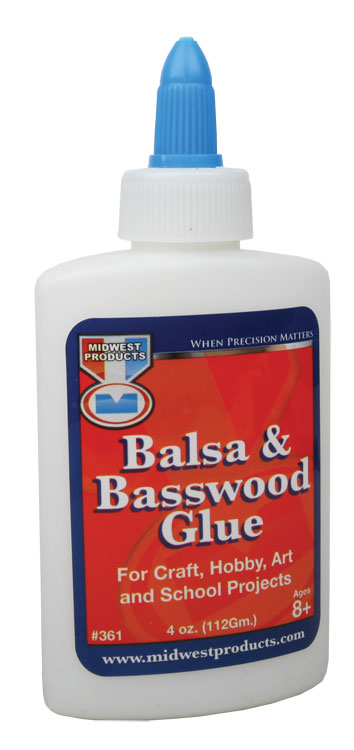 Balsa & Basswood Glue -- 4oz 118.3mL