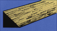 Triangular Stock - 36" Long -- 1/4" pkg(20)