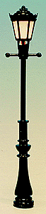 Lampposts -- Gas Lamp (black) 2" 5cm