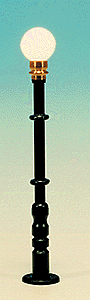 Lampposts -- Single Park Light (green) 1-3/8" 3.4cm