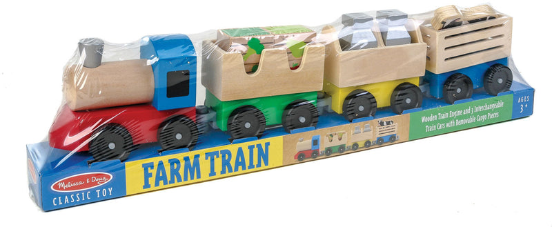 Wooden Farm Train