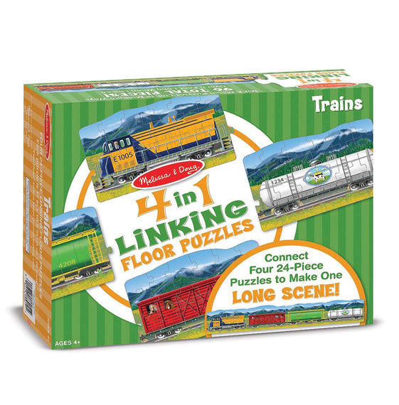 Linking Floor Puzzle Train -- 96 Pieces-1