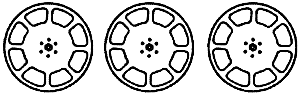 Miner Brake Wheels -- Horizontal Mount