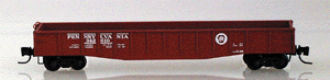 50' Gondola Fishbelly Sides and Drop Ends w/Magne-Matic Coupler -- Pennsylvania Railroad #342610