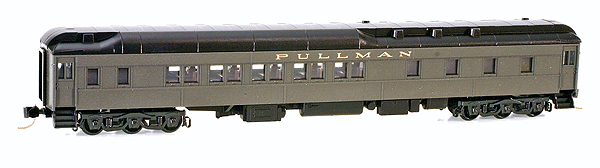 Pullman Heavyweight 10-1-2 Sleeper - Ready to Run -- Pullman (Pullman Green)