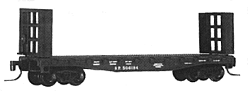 40' Bulkhead Flatcar -- SP
