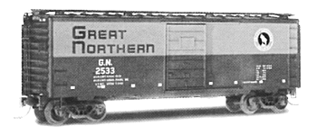 40' Single Door Boxcar -- GN