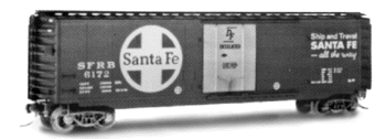 50' Standard plug door box Santa Fe
