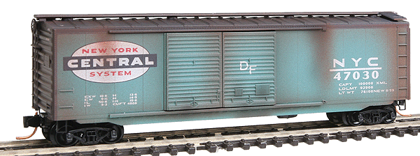 50' Boxcar Weathered -- New York Central