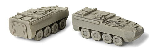 Stryker M1126 ICV 8-Wheel Armored Fighting Vehicle - Kit -- pkg(2)