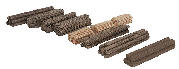 Variety Load Pack pkg(10) -- Log Cars