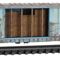 Green Veneer Lumber Brace Laser-Cut Wood Kit -- Fits #489-182xxxx, 37xxxx & 34xxxx Series Boxcars