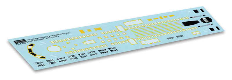 737 Fuselage Decals -- For Fuselage Loads - Does One Fuselage