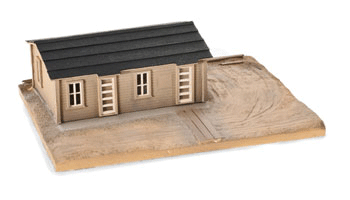 Yard Office Diorama w/Resin Base