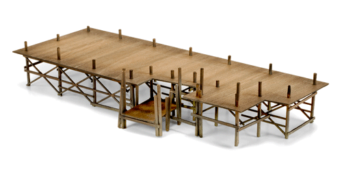 Large Pier - Kit (Laser-Cut Wood)