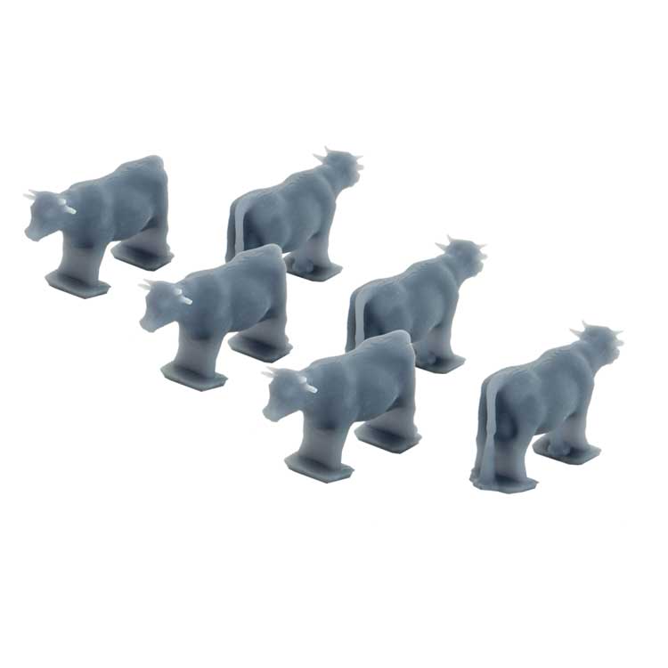 Cow Load 2-Pack -- Unpainted 3D Print - 6 Cows