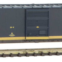 50' Single-Door Boxcar - Ready to Run -- Chesapeake & Ohio 21457 (blue, yellow, Chessie Route, Cameo Series Car 3)
