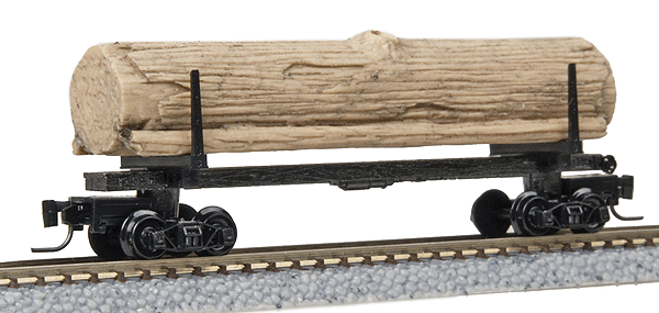 40' Modern Log Car w/Log Load