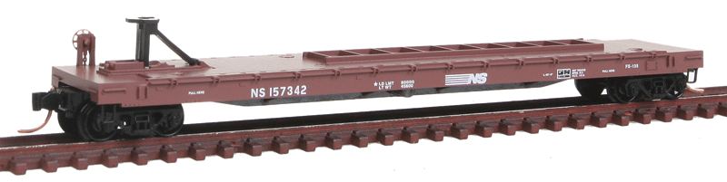 57' 6" TOFC Intermodal Flatcar - Ready to Run -- Southern Railway #157342 (Boxcar Red)