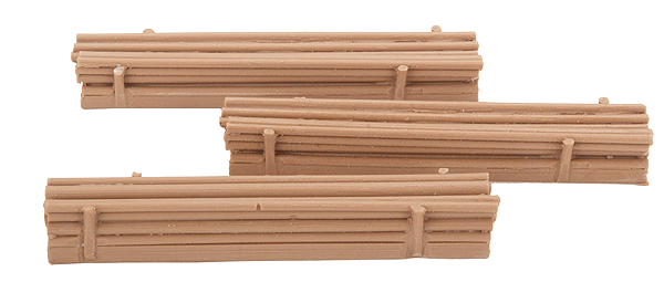 Tall Log Loads -- Fits 50' Gondolas pkg(3)