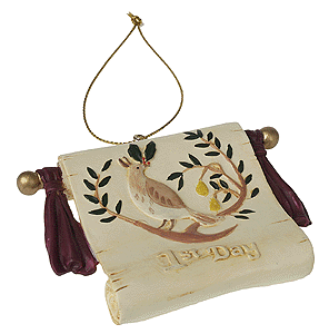 Micro-Seasons(R) Ornament Treasures - 12 Days of Christmas Series -- #1 "A Partridge in a Pear Tree"