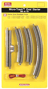 Micro-Track(TM) -- 12-Piece Starter Oval Set