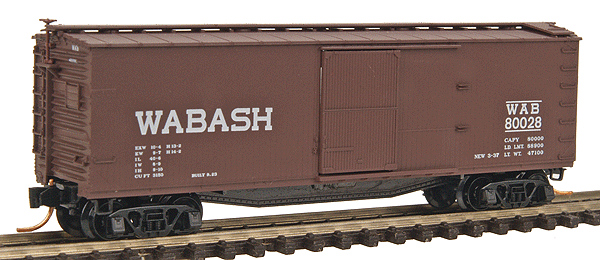 Runner Pack; Boxcar 4-Pack -- Wabash #80028.80036.80049,80055