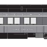 Pullman Heavyweight 10-1-2 Sleeper 5-Pack - Ready to Run -- Union Pacific Lake Series: Clark, Crystal, Hopatcong, Livingston, Waccamaw (