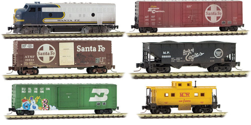 Weathered Set ATSF 6/