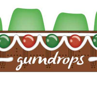 Gingerbread Sugar Belt Christmas Train-Only Set - Standard DC -- EMD F7, 4 Cars (gingerbread motif)