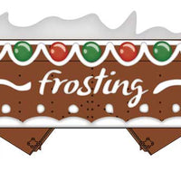 Gingerbread Sugar Belt Christmas Train-Only Set - Standard DC -- EMD F7, 4 Cars (gingerbread motif)