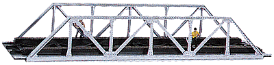 Truss Bridge w/Two Figures -- Kit