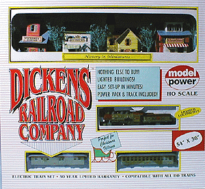 Dickens Railroad Train Set