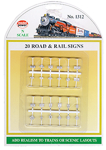 Road & Rail Signs -- pkg(12)