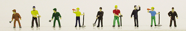 Railroad Personnel -- Work Crew pkg(9)