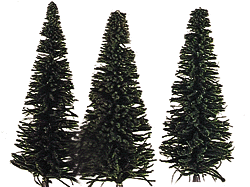 Assorted Trees -- Evergreens - 6" pkg(14)