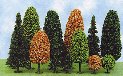 Assorted Trees -- One Each #1435-1438