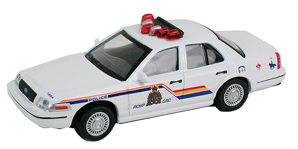 Model Power Minis - Automobiles - 2005 Ford Crown Victoria -- Royal Canadian Mounted Police