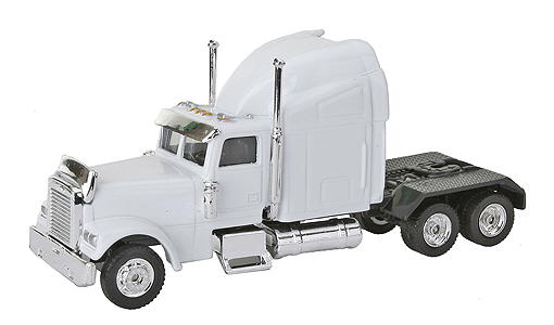 Diecast Truck - Freightliner -- White, All Trucks Include Hard Plastic 2-pc. Stackable Display Box