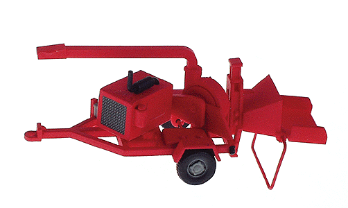 Service Trucks - Wood Chipper -- Red