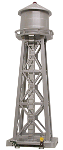 Lighted Blinking Water Tower -- Assembled - Includes 2 Figures-1