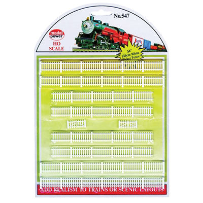 54" White Picket Fence