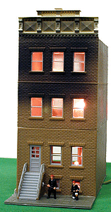 Built-Up Buildings -- House On Fire